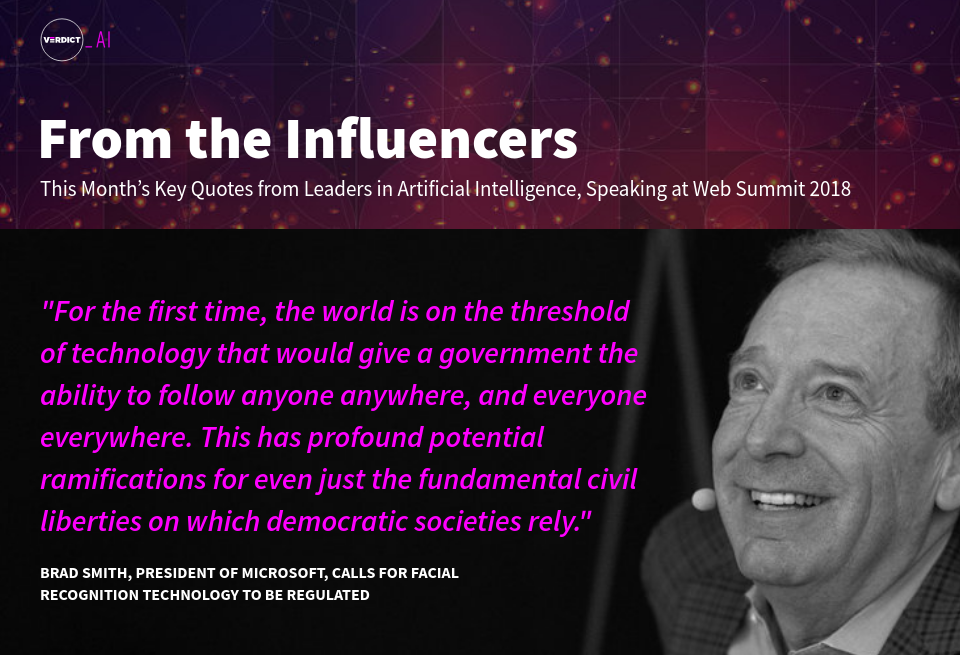 From the Influencers: Key Quotes on AI - Verdict AI | Issue 6 ...