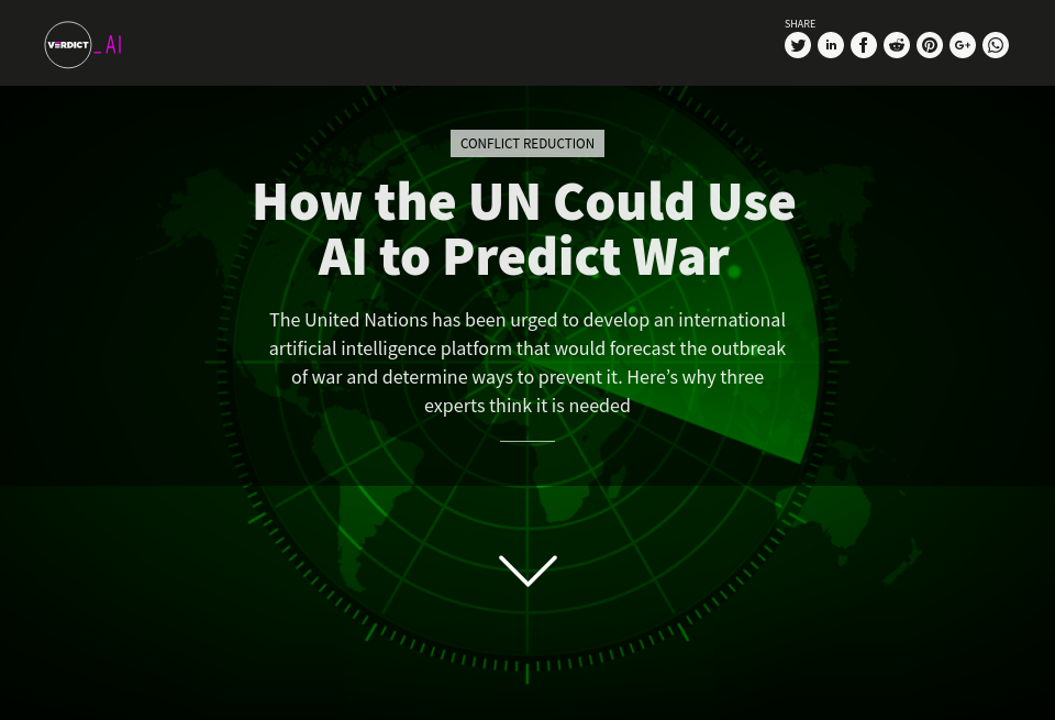 How The Un Could Use Ai To Predict War Verdict Ai Issue 6 How The Un Could Use Ai To Predict War Verdict Ai Issue 6